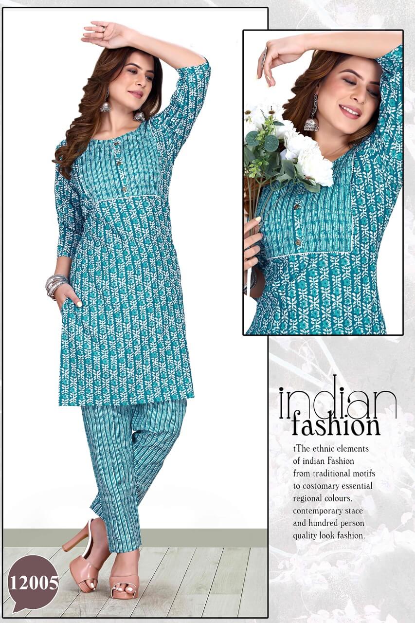 Mayra Summer Cool Regular Wear Wholesale Cotton Kurti With Bottom Catalog